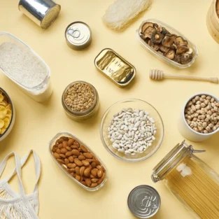 creative-flatlay-pantry-staples-glass-600nw-1685571238