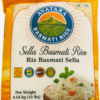 Avatara Sella Basmati Rice – 4.54 kg (10 lbs)